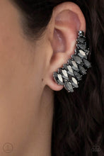 Load image into Gallery viewer, Explosive Elegance Silver Ear Crawlers