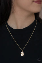 Load image into Gallery viewer, Be the Peace You Seek Gold Necklace