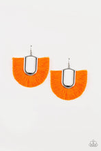 Load image into Gallery viewer, Tassel Tropicana Orange Tassel Earrings
