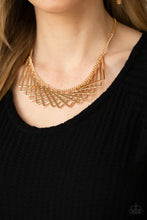 Load image into Gallery viewer, Metro Mirage Gold Necklace