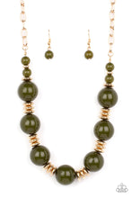 Load image into Gallery viewer, Race to the Pop Green Necklace