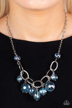 Load image into Gallery viewer, Rhinestone River Blue Necklace