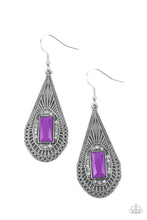 Load image into Gallery viewer, Deco Dreaming Purple Earrings