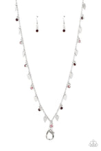 Load image into Gallery viewer, Sharp Edged Shimmer Purple Lanyard