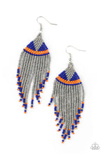 Load image into Gallery viewer, Beadazzle Me Silver Seed Bead Earrings