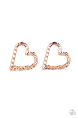 Cupid Who Copper Post Earrings