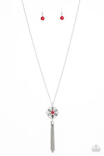 Load image into Gallery viewer, Fine Florals Red Necklace