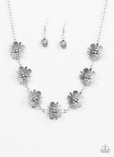 Load image into Gallery viewer, Poppin Poppies Silver Necklace