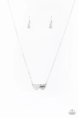 Mama Knows Best White Necklace