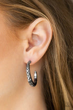 Load image into Gallery viewer, Welcome to Glam Town Black Earrings