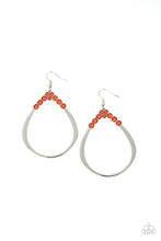 Load image into Gallery viewer, Festive Fervor Orange Earrings