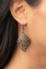 Load image into Gallery viewer, Your Vine or Mine Black Earrings