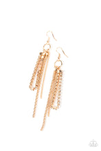 Load image into Gallery viewer, Swing Dance Dazzle Gold Earrings