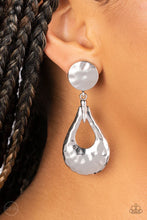 Load image into Gallery viewer, Metallic Magic Silver Clip On Earrings