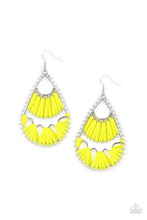 Load image into Gallery viewer, Samba Scene Yellow Earrings