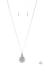 Load image into Gallery viewer, Mom Boss Silver Necklace