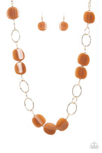 Load image into Gallery viewer, Posh Promenade Brown Necklace