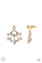 Load image into Gallery viewer, Crystal Constellations Gold Jacket Earrings