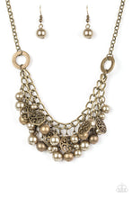 Load image into Gallery viewer, Cinderella Glam Brass Necklace