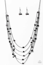 Load image into Gallery viewer, Take Five Black Necklace