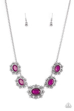 Load image into Gallery viewer, Meadow Wedding Purple Necklace