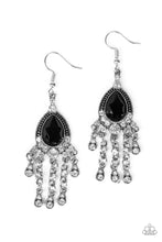 Load image into Gallery viewer, Bling Bliss Black Earrings