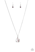 Load image into Gallery viewer, Stormy Shimmer Purple Necklace