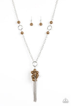 Load image into Gallery viewer, Hit the Runway Brown Necklace