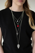 Load image into Gallery viewer, Grounded in Artifact Red Necklace