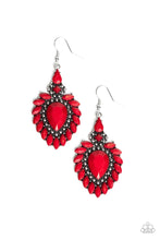 Load image into Gallery viewer, The Lioness Den Red Earrings