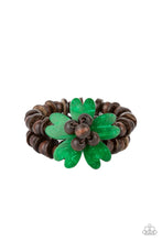 Load image into Gallery viewer, Tropical Flavor Green Wood Bracelet