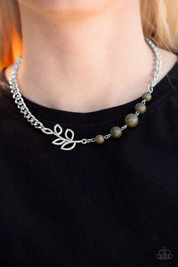 Autumn Allure Green Necklace