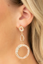 Load image into Gallery viewer, On the Glamour Scene Gold Earrings