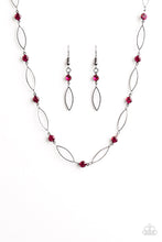 Load image into Gallery viewer, Time is of the Essence Pink Necklace