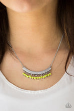Load image into Gallery viewer, Fringe Fever Green Necklace