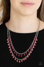 Load image into Gallery viewer, Dainty Distraction Orange Necklace