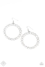 Load image into Gallery viewer, Welcome to the Glam-bored White Earrings