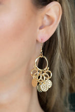 Load image into Gallery viewer, Partners in Chime Gold Earrings