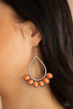 Load image into Gallery viewer, Stone Sky Orange Earrings