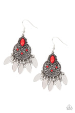 Load image into Gallery viewer, Galapagos Glamping Red Earrings