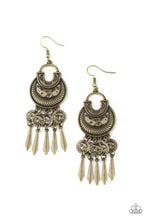 Load image into Gallery viewer, Give Me Liberty Brass Earrings