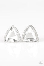 Load image into Gallery viewer, Exalted Elegance White Post Earrings