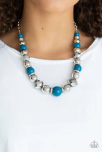 Load image into Gallery viewer, Weekend Party Blue Necklace