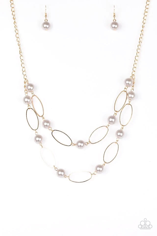 Best of Both Posh-bile Worlds Gold Necklace