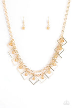 Load image into Gallery viewer, Geo Down in History Gold Necklace