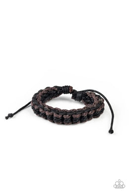 Weave It to Me Black Urban Bracelet