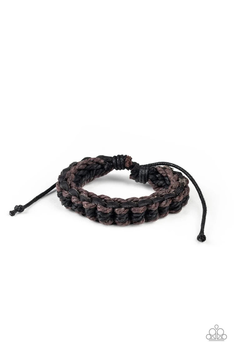 Weave It to Me Black Urban Bracelet