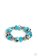 Load image into Gallery viewer, Warped Wayfarer Blue Bracelet