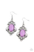 Load image into Gallery viewer, Tour de Fairytale Purple Earrings