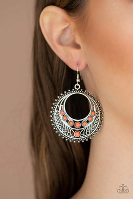 Boho Bliss Orange Earrings